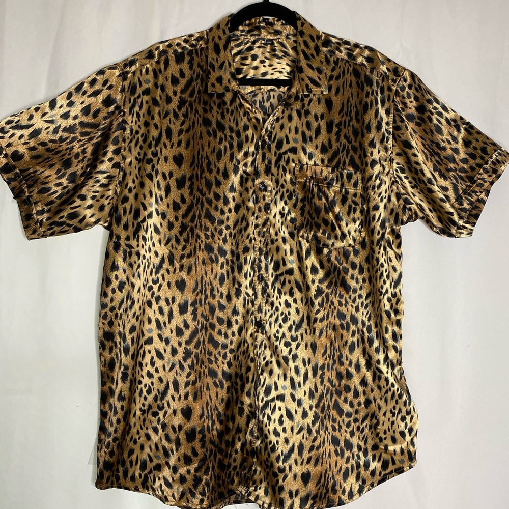Leopard Print Button Down - Picture 3 of 5
